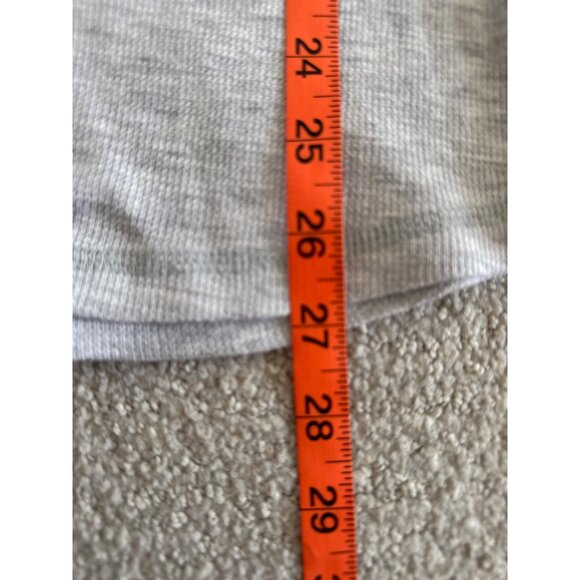 Moose Plaid Graphic Long Sleeve Womens Shirt In Gray - Picture 3 of 6